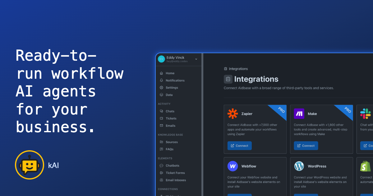 Site preview for meetk.ai — Ready-to-run workflow agents for your business